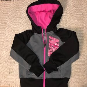Toddler girls Therma-Fit Nike Zip Up Jacket